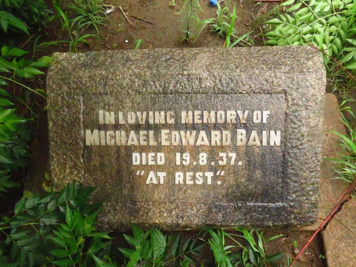 BAIN Michael Edward -1937