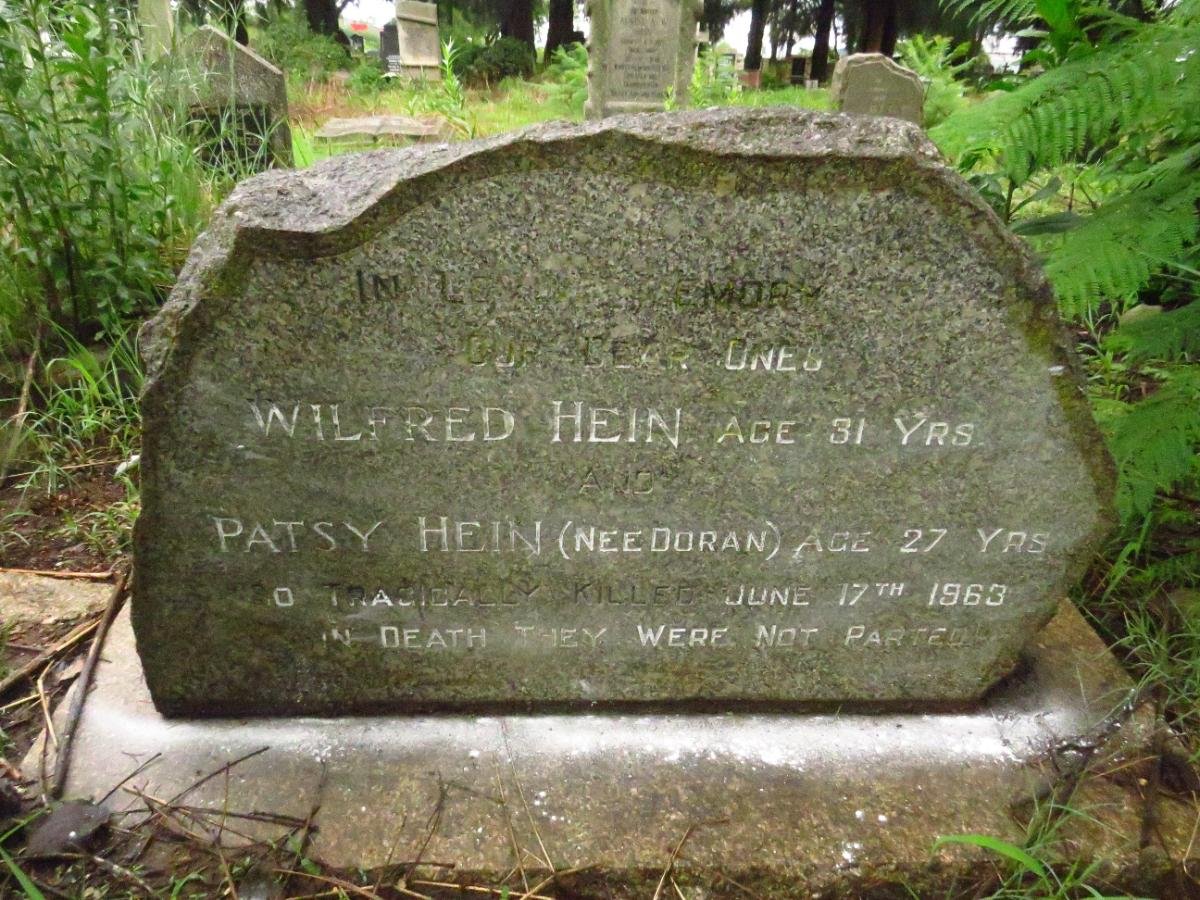 HEIN Wilfred -1963 & Patsy DORAN -1963