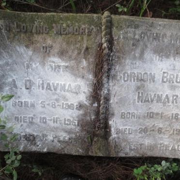 HAVNAR Gordon Bruce 1882-1954 & A.D. 1888-1951