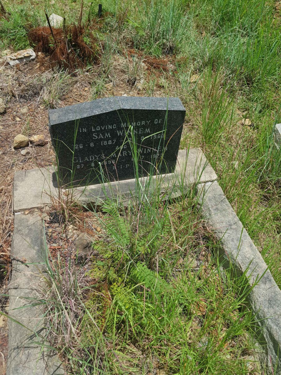 WINNEM Sam 1887-1963 &amp; Gladys Mary 1896-1973