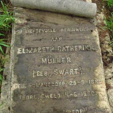 MULLER Elizabeth Catherina nee SWART 1880-1960