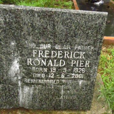 PIER Frederick Ronald 1926-2001
