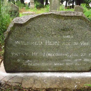 HEIN Wilfred -1963 & Patsy DORAN -1963