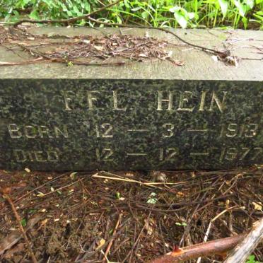 HEIN F.F.L. 1913-1977