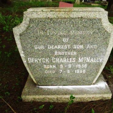 MCNALLY Deryck Charles 1956-1958