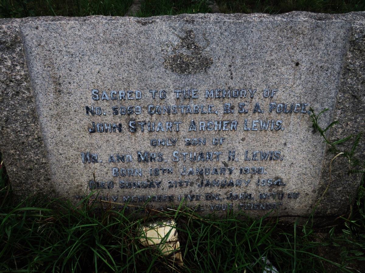 LEWIS John Stuart Archer 1930-1954