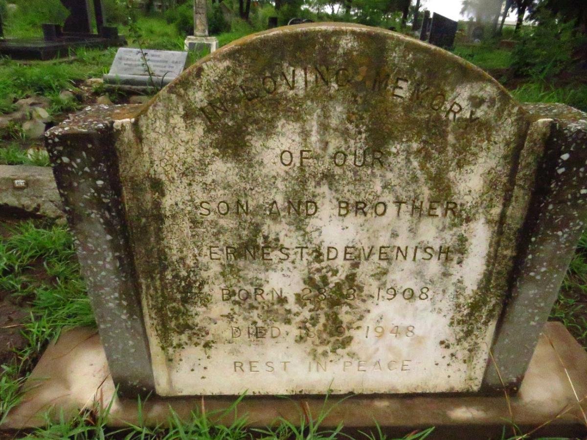 DEVENISH Ernest 1908-1948