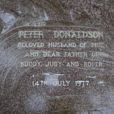 DONALDSON Peter -1977