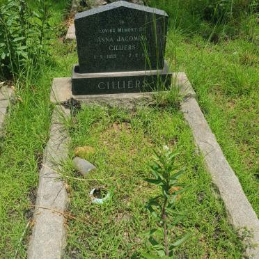 CILLIERS Anna Jacomina 1892-1973