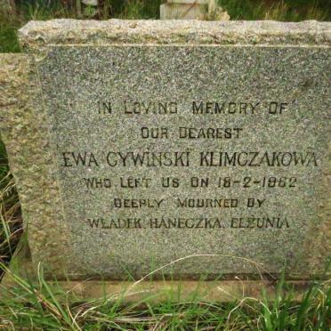 KLIMCZAKOWA Ewa Gywinski -1962