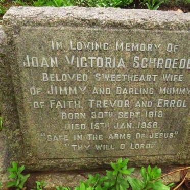 SCHROEDER Joan Victoria 1918-1958