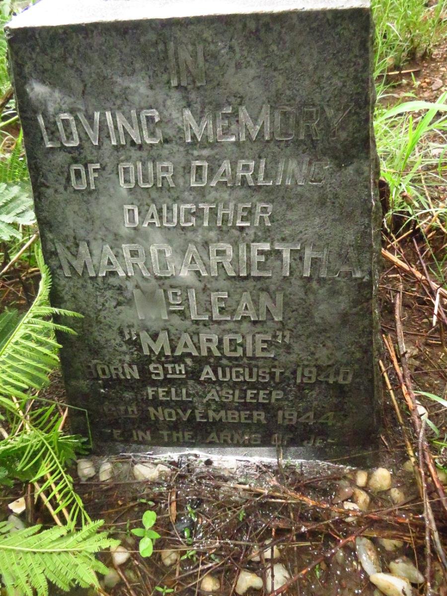 MCLEAN Margarietha 1940-1944