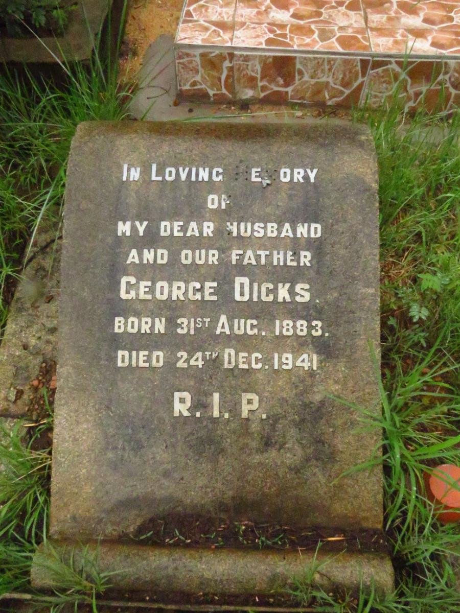 DICKS George 1883-1941