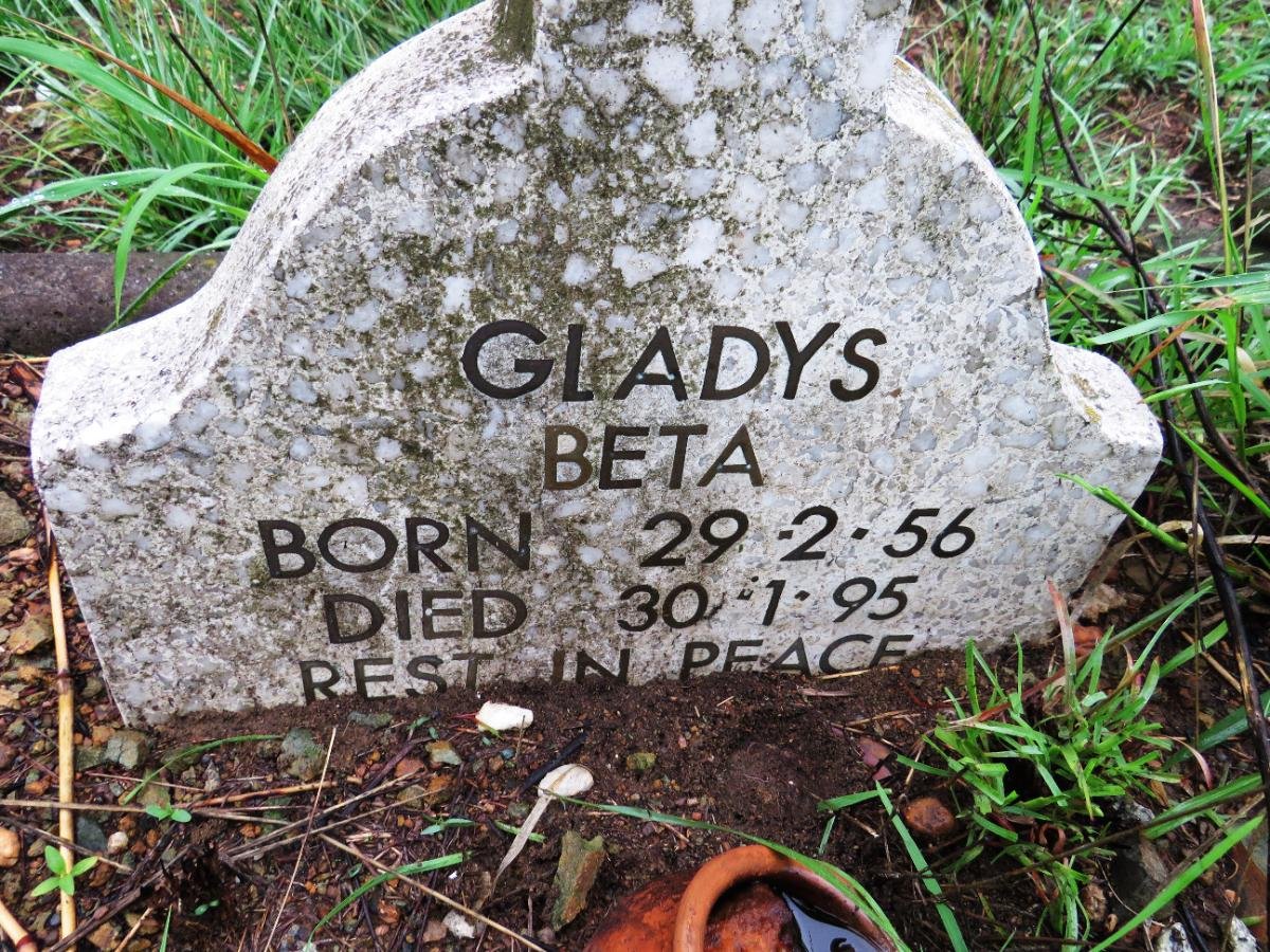 BETA Gladys 1956-1995