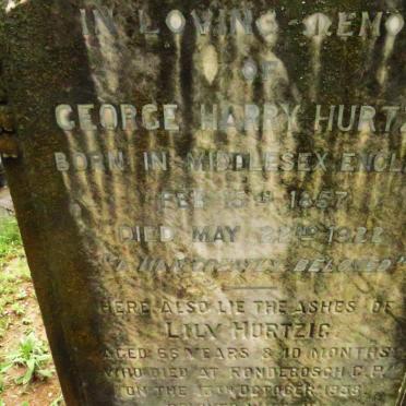 HURTZIC George Harry 1857-1922 & Lily -1938_1