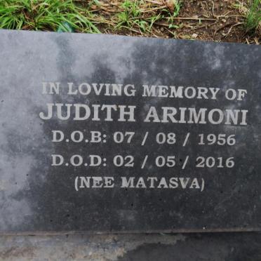 ARIMONI Judith 1956-2016
