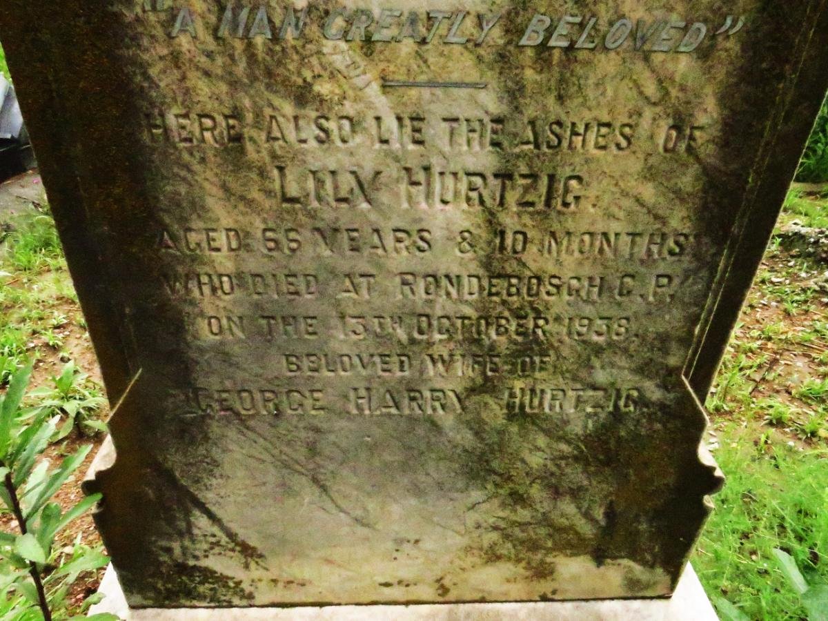 HURTZIC George Harry 1857-1922 & Lily -1938_2