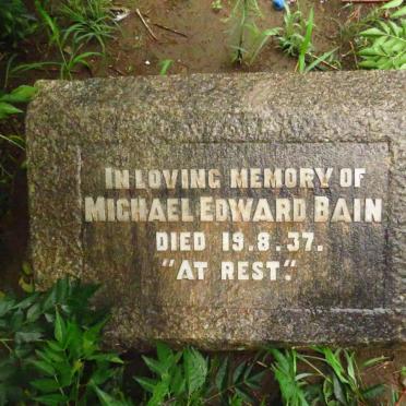 BAIN Michael Edward -1937