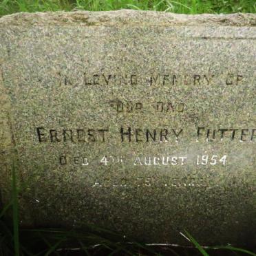 FUTTER Ernest Henry -1954