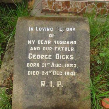DICKS George 1883-1941