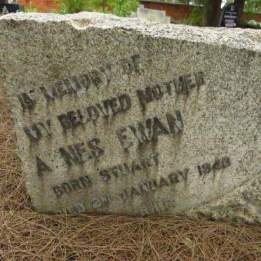 EWAN Agnes nee STUART -1949