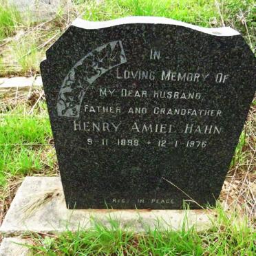HAHN Henry Amiel 1899-1976