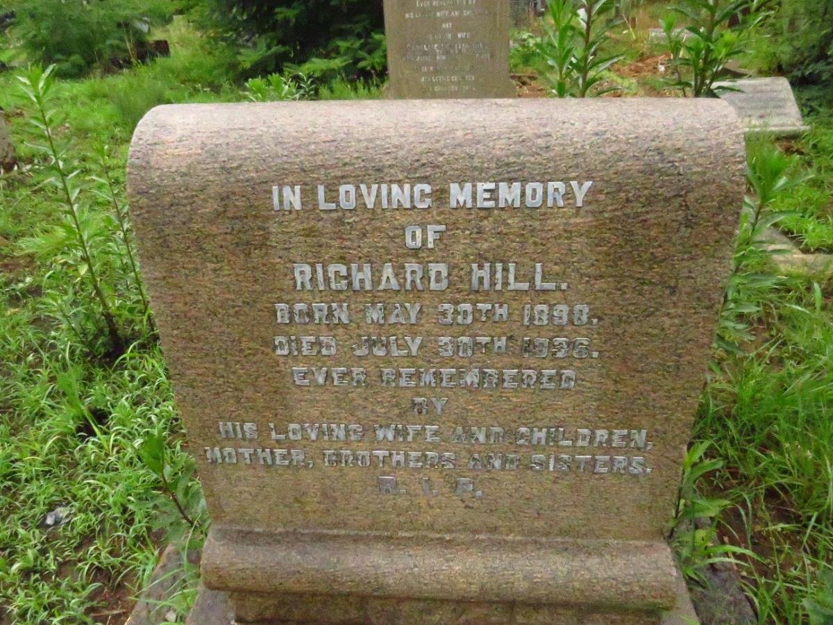 HILL Richard 1898-1936
