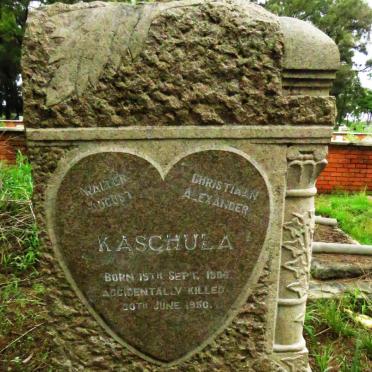 KASCHULA Walter August Christiaan Alexander 1906-1950