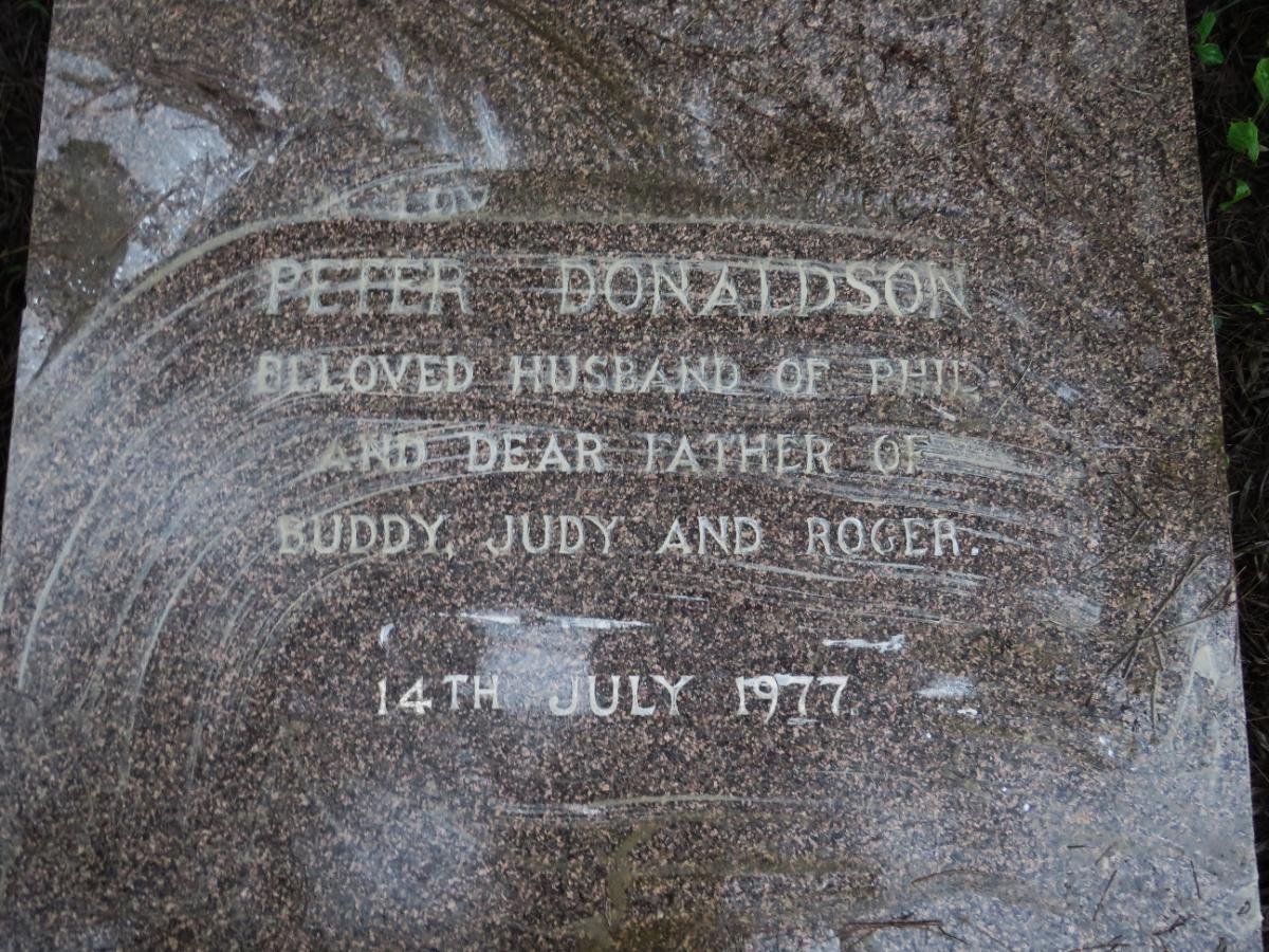 DONALDSON Peter -1977