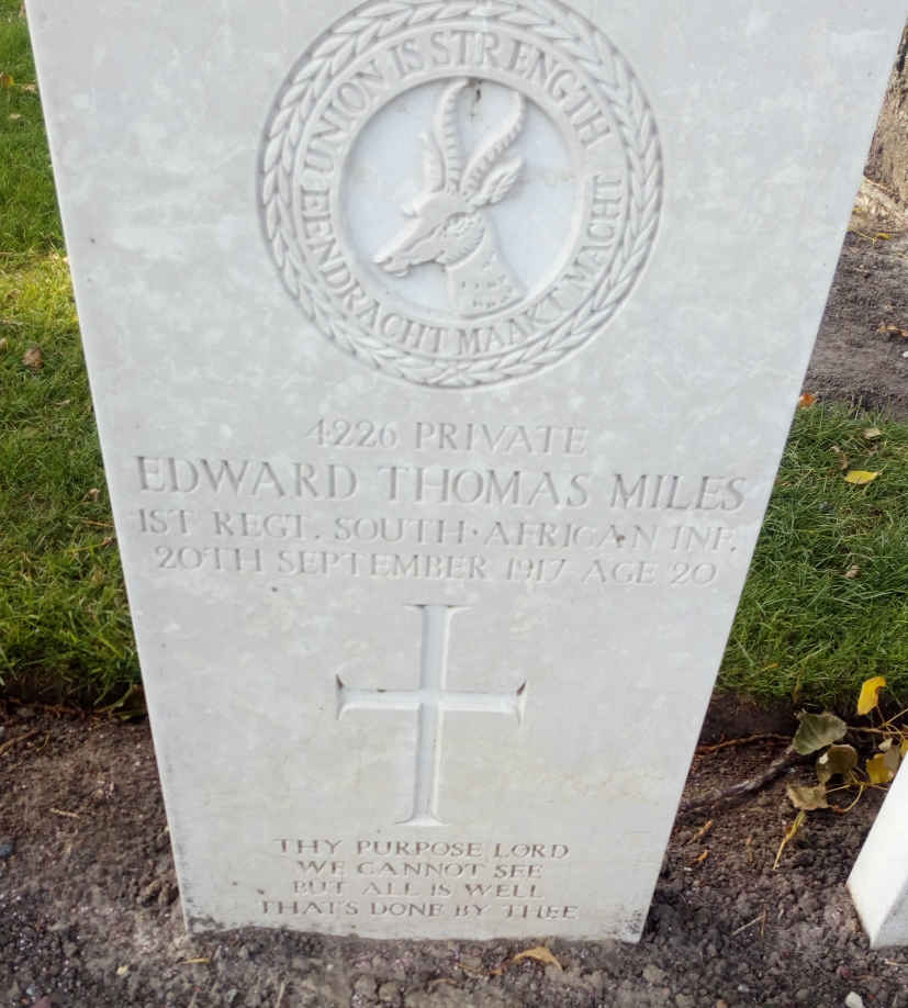 MILES Edward Thomas -1917