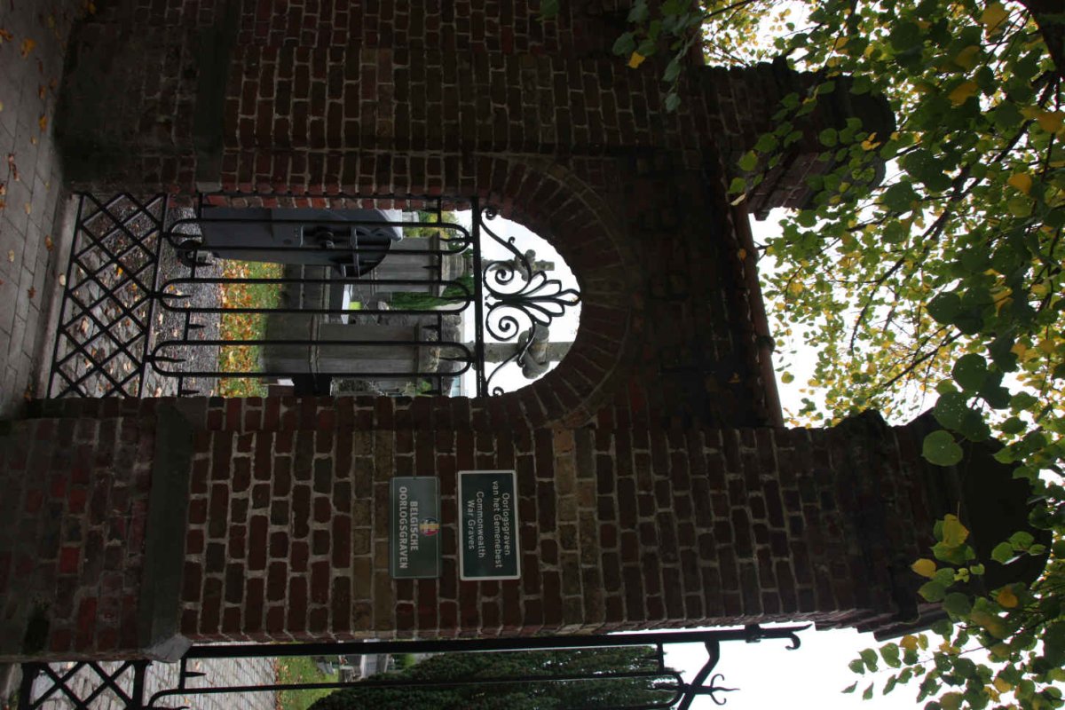 1. Entrance to the Commonwealth War Graves at the cemetery