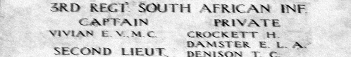 DAMSTER E.L.A. -1917 :: VIVIAN E.V.M.C. -1917 :: CROCKETT H. -1917 :: DENISON T.C. -1917