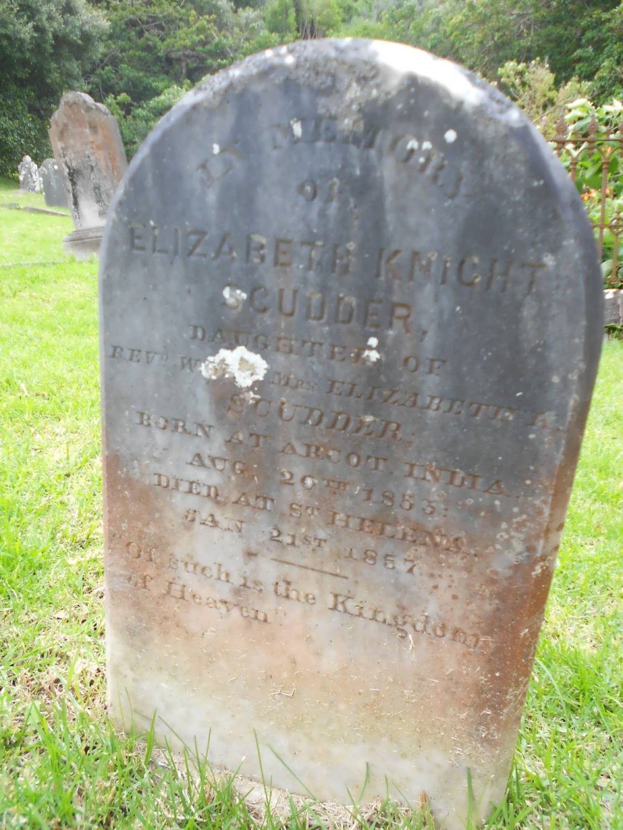 SCUDDER Elizabeth Knight 1853-1857
