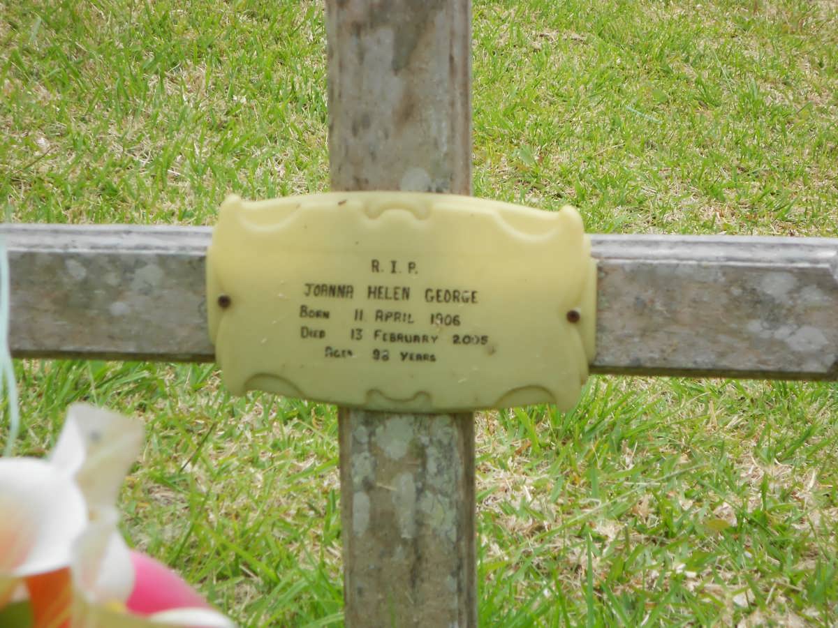 GEORGE Joanna Helen 1906-2005