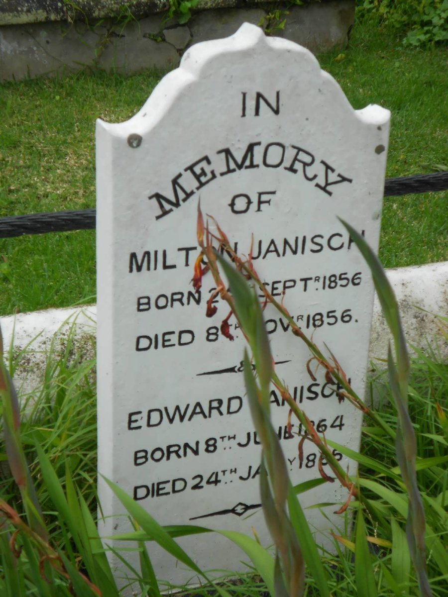 JANISCH Milton 1856-1856 :: JANISCH Edward 1864-1865