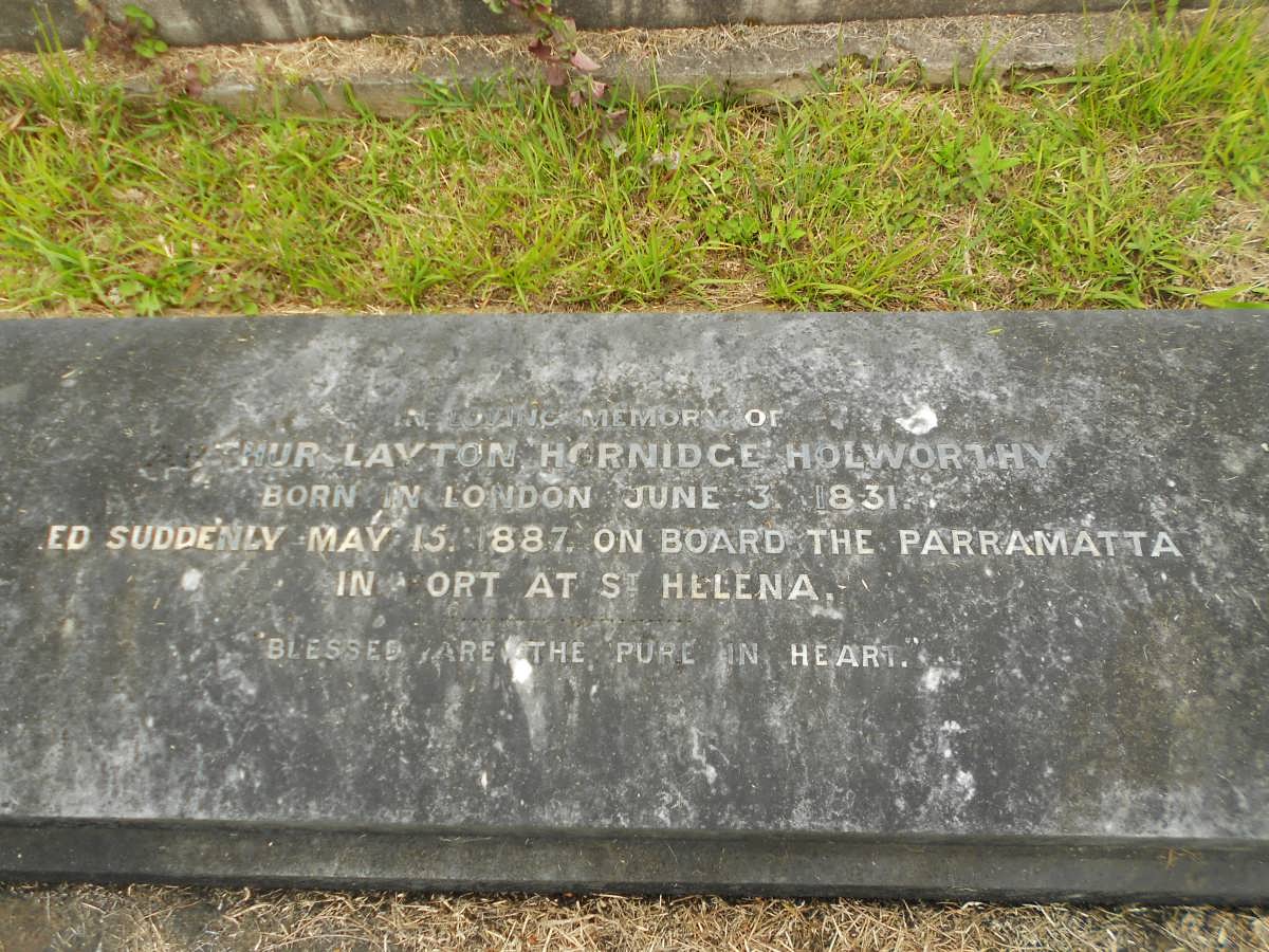 HOLWORTHY Thur Layton Hornidge 1831-1887
