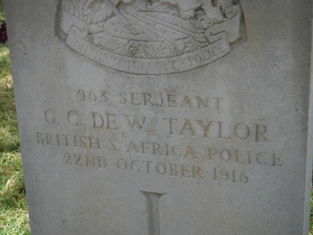 TAYLOR G.C. de W. -1916