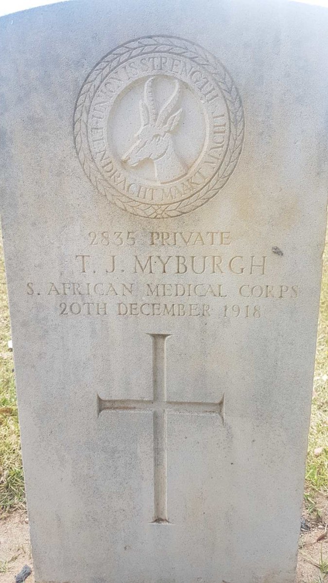MYBURGH T.J. -1918