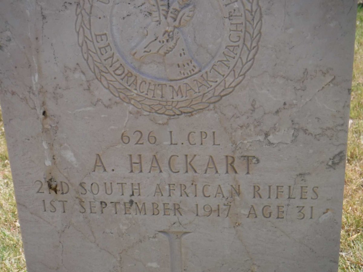 HACKART A. -1917