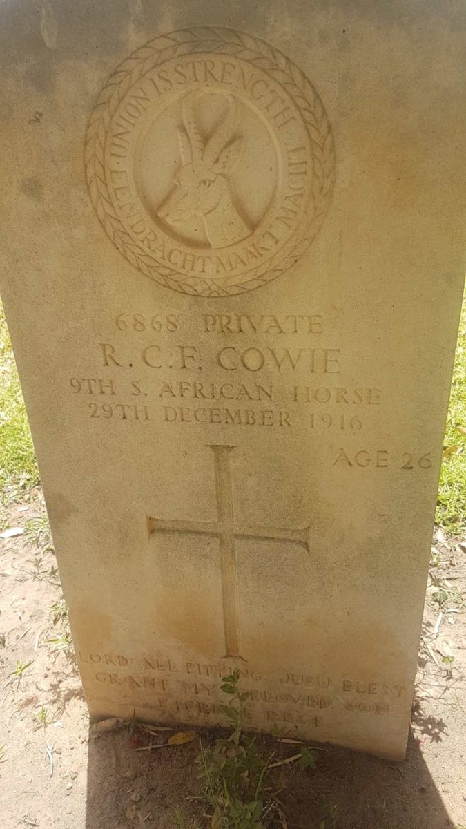 COWIE R.C.F. -1916