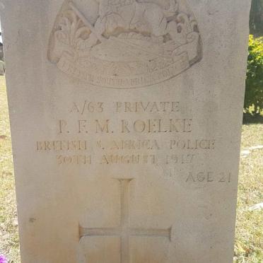 ROELKE P.F.M. -1917