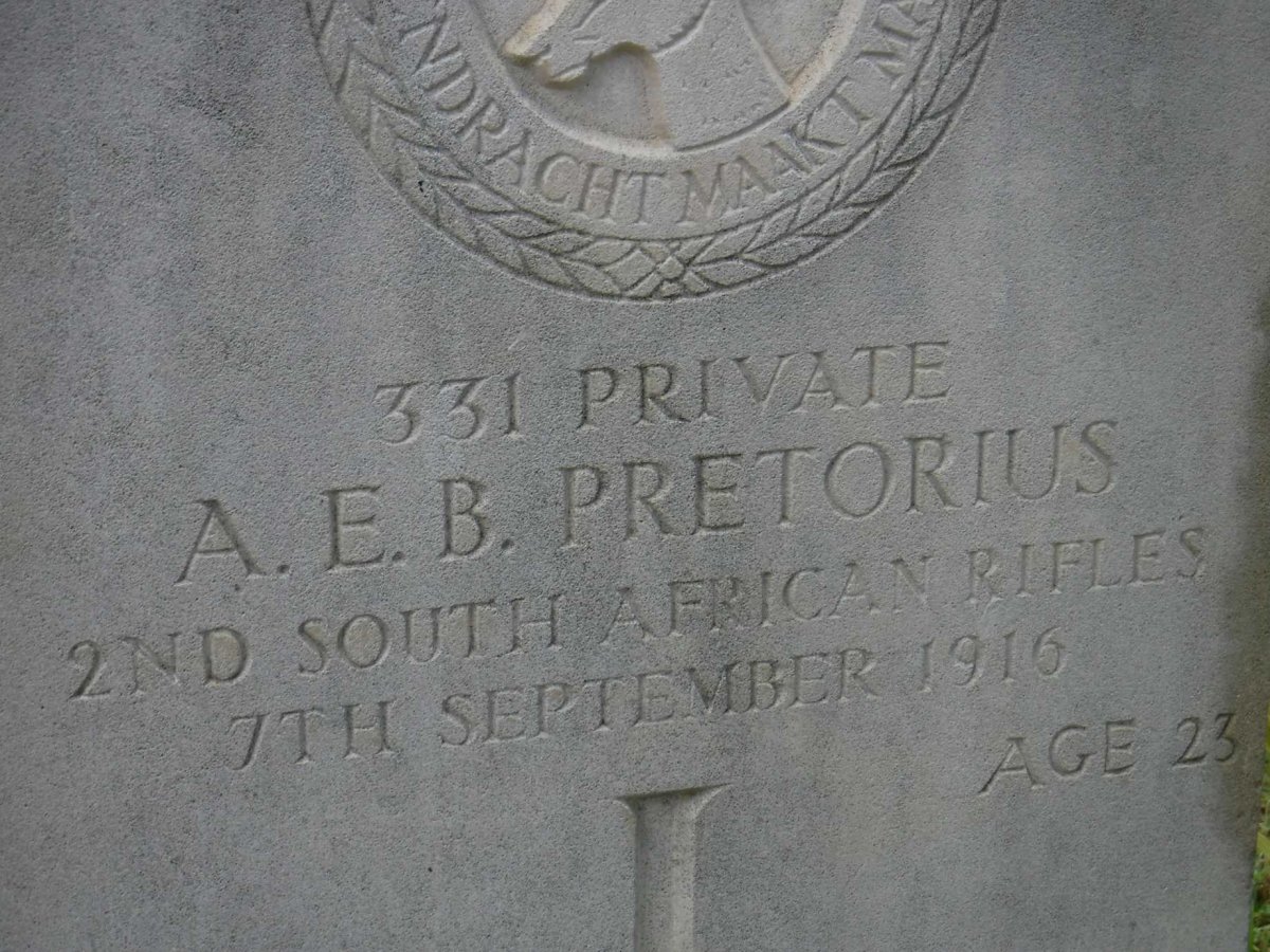 PRETORIUS A.E.B. -1916